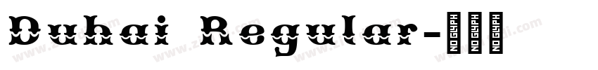 Duhai Regular字体转换